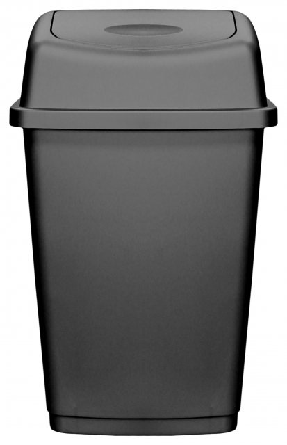 Swing Lid Bin Ash 50L