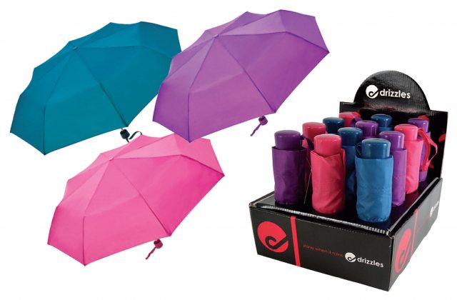 Plain Bright Umbrella Assorted