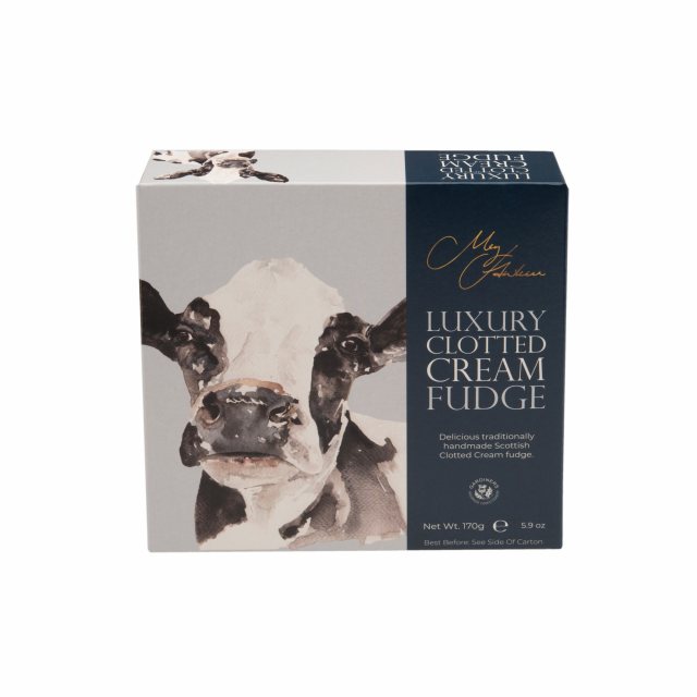 Meg Hawkins Luxury Clotted Cream Fudge Friesian Cow 170g