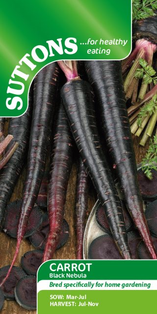 SUTTONS Suttons Carrot Black Nebula Seeds