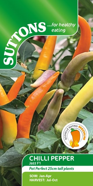 SUTTONS Suttons Chilli Pepper Jazz F1 Seed
