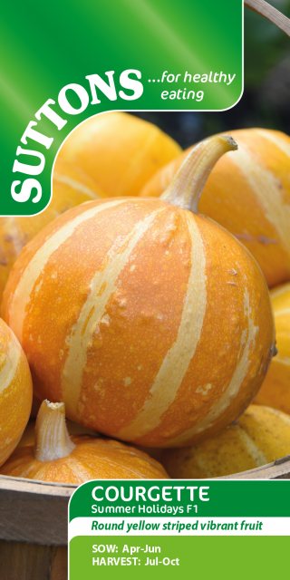 SUTTONS Suttons Courgette Summer Holidays F1 Seed