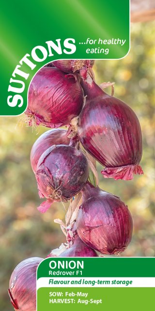 SUTTONS Suttons Onion Redrover F1 Seed