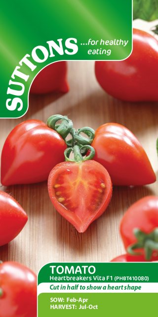 SUTTONS Suttons Tomato Heartbreakers Vita F1 Seed