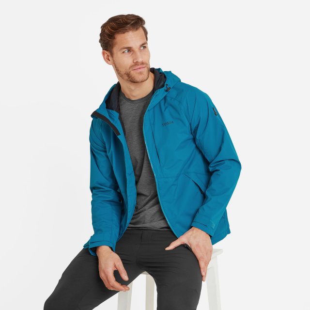 Tog24 Brigsteer Waterproof Jacket Peacock Blue Tog 24