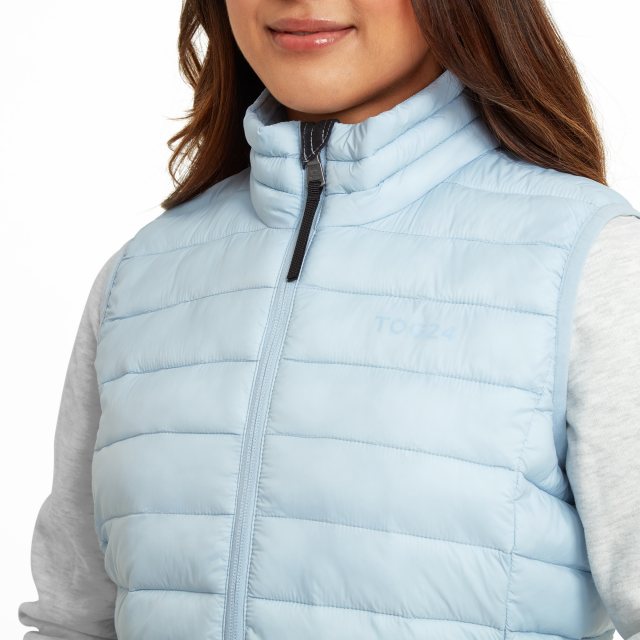 TOG24 Giacca Imbottita Leggera Donna Gibson - Calda, Morbida Ed Ecologica - Resistente Al Vento - Taglia 48 (Nero)