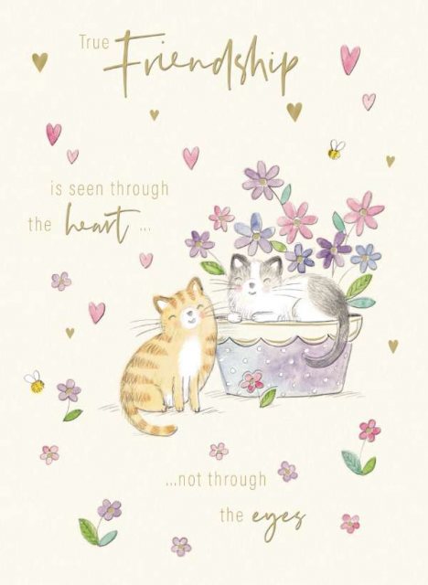 Cats True Friendship Card
