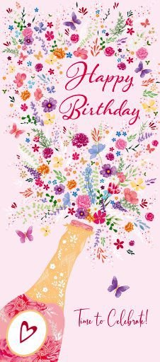 Time To Celebrate Birthday Card