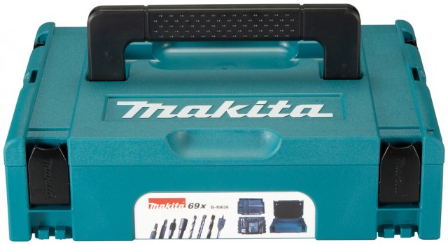 makkl  Makita Makpac Drill & Bit Set 69 Piece - Drills & Wrenches -
