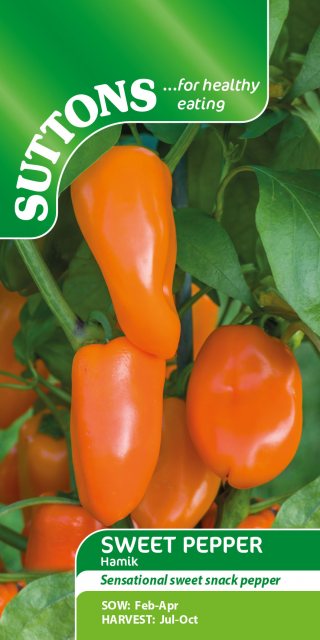 SUTTONS Suttons Capsicum Hamik Sweet Pepper Seeds
