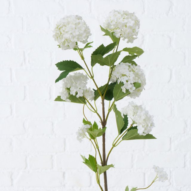 Boltze Decorative Hydrangea Flower Stem Green - Furnishings -