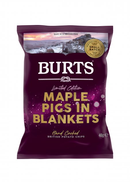 Burts Pigs In Blankets Crisps Box of 20 x 40g Packs