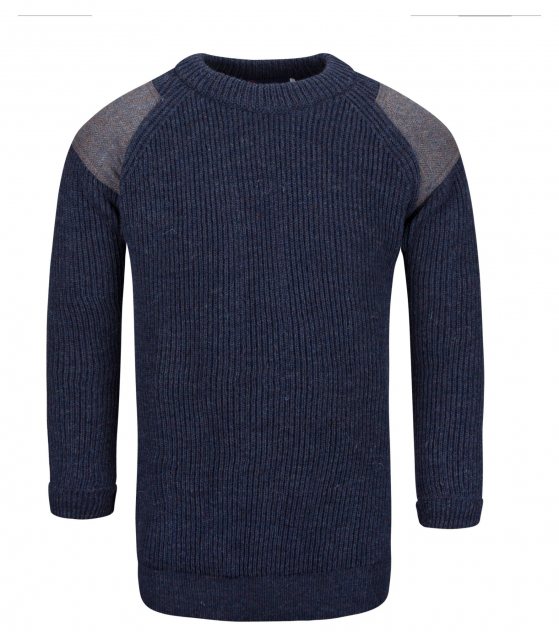 J M Cooper JM Cooper Tweed Patch Jumper