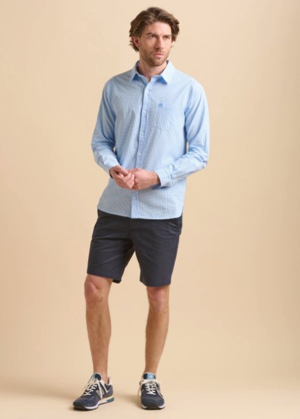 Brakeburn Brakeburn Gingham Shirt Blue