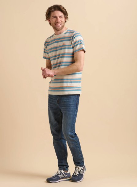 Brakeburn Brakeburn T-Shirt Multi Stripe