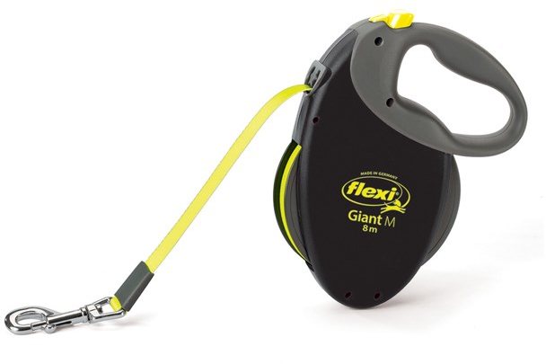 HAPPYPET Flexi Neon Giant Tape Black 8m