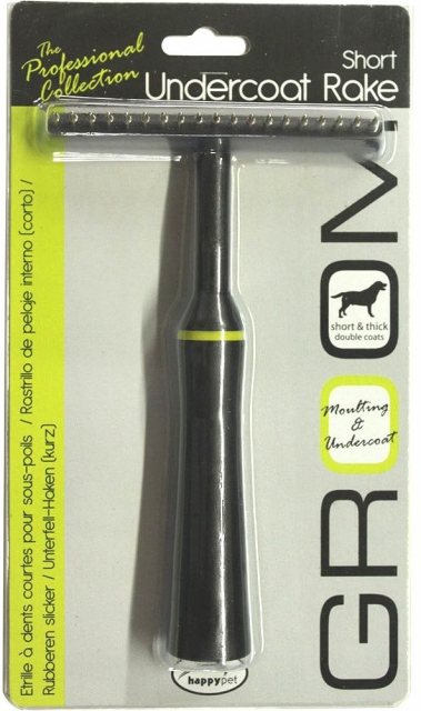 HAPPYPET Happy Pet Grooming Short Undercoat Rake