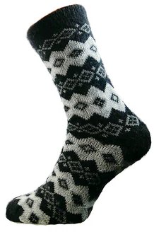 GEMJAR Gemjar Wool Blend Sock Black/Cream