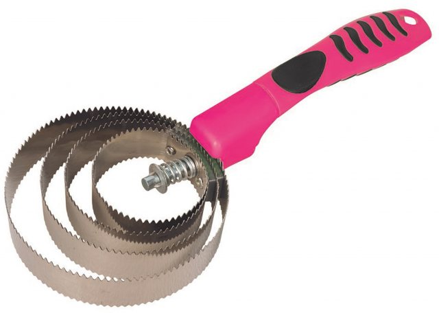 HY Equestrian Hy Pro Groom Vivid Spring Curry Comb Pink