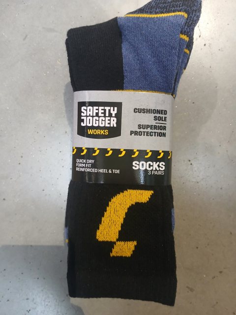 Standard Workwear Sock 3 Pack Assorted