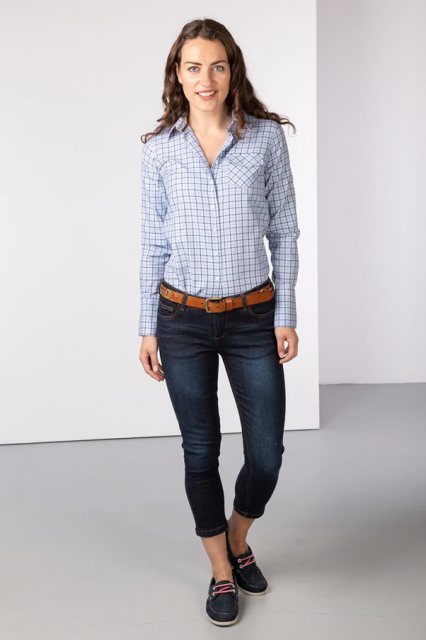 Rydale Rydale Ellie Long Sleeved Shirt Blue