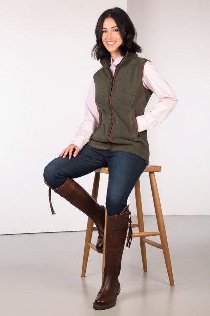 Rydale Rydale Huggate Fleece Gilet Khaki