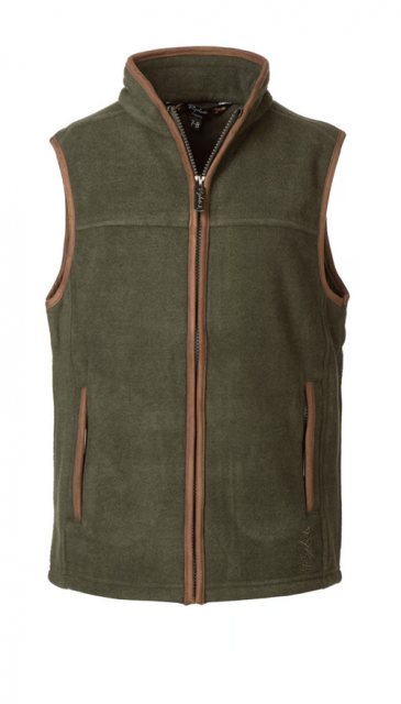 Rydale Junior Huggate Fleece Gilet Khaki