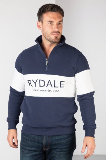 Rydale Rydale Byland Sweatshirt Navy/White/Navy