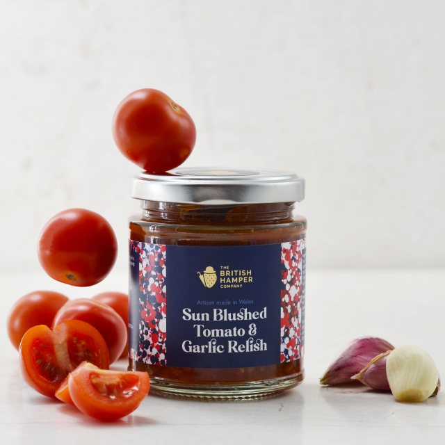 British Hamper Sun Blushed Tomato & Garlic Relish 195g