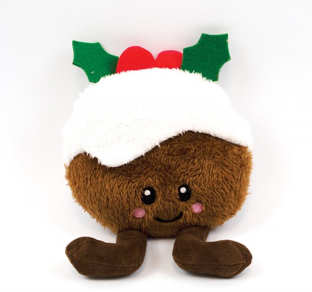HAPPYPET Happy Pet Christmas Pudding Dog Toy