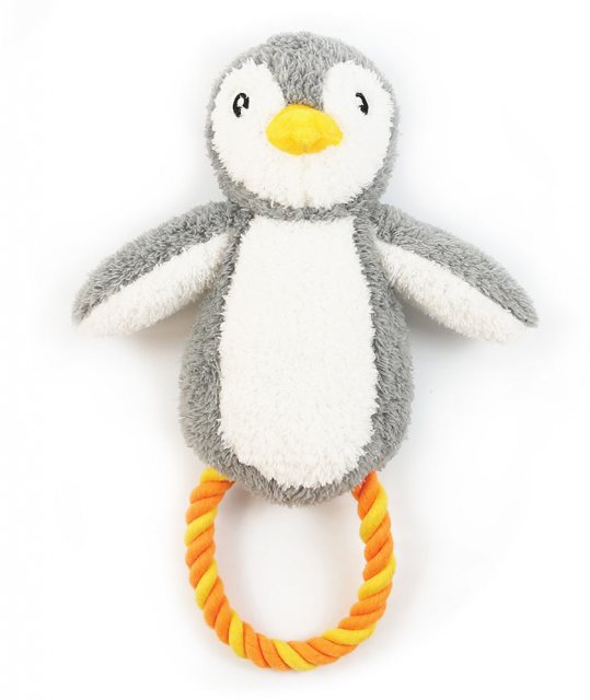 HAPPYPET Happy Pet Pebble The Penguin Rope Dog Toy