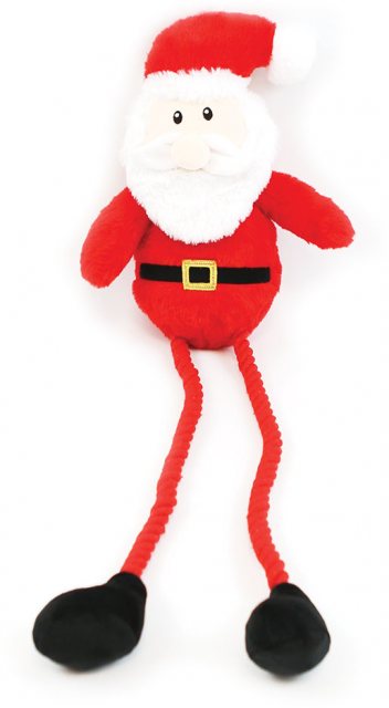 HAPPYPET Happy Pet Santa Long Legs Ropee Dog Toy