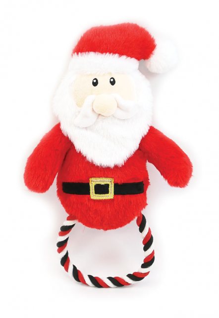 HAPPYPET Happy Pet Santa Paws Rope Dog Toy