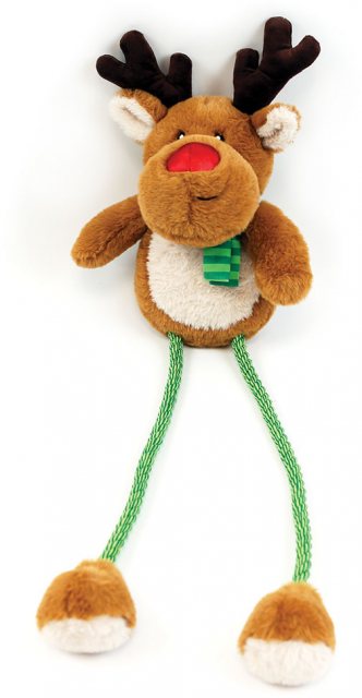 HAPPYPET Happy Pet Ronny Reindeer Long Legs Ropee Dog Toy
