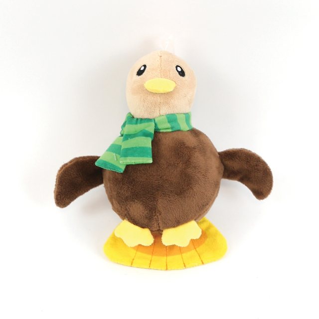 HAPPYPET Happy Pet Terry The Turkey Chick Squeaker Ball Dog Toy