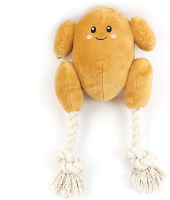 HAPPYPET Happy Pet Christmas Turkey Ropee Dog Toy