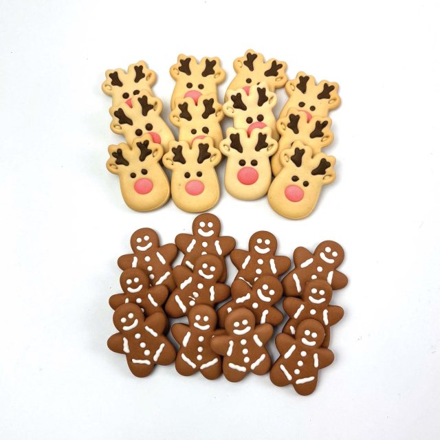 HAPPYPET Happy Pet Reindeer & Gingerbread Biscuits 24 Pack