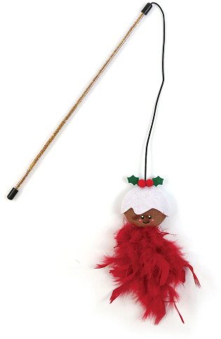 HAPPYPET Happy Pet Christmas Pudding Cat Teaser