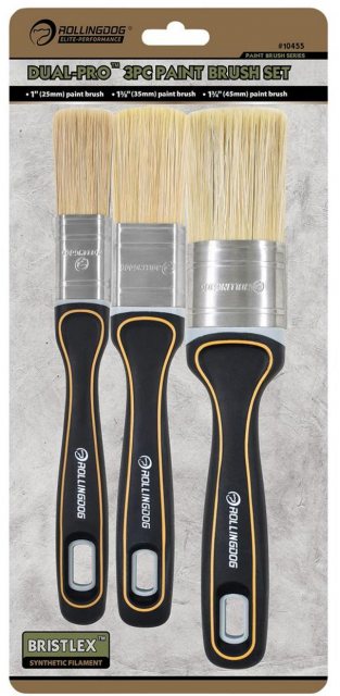 Rolling Dog Dual Pro Paint Brush Set 3 Piece
