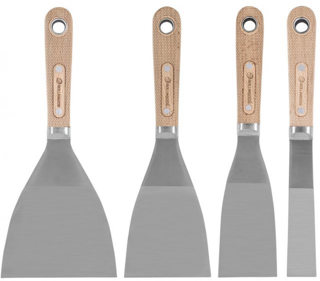 Rolling Dog Doberman Putty Knife Set 4 Piece