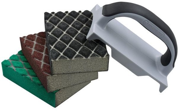 Rolling Dog Sanding Sponge Set 4 Piece