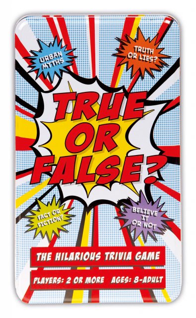 True Or False? Game Tin