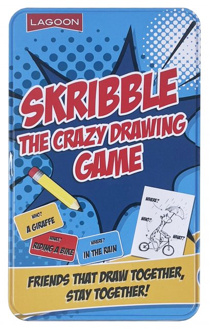 Skribble The Crazy Drawing Game Tin