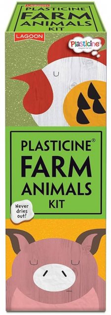 Plasticine Modelling Kit Farm Animals