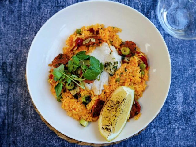 Bistro Chef Frozen Cod Paella For 1