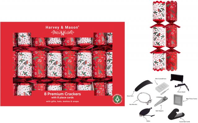 Christmas Cracker 8 Pack Red Robin