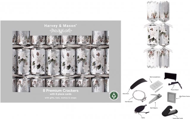 Christmas Cracker 8 Pack Winter Floral