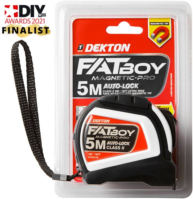 Dekton Fatboy Magnetic Tape Measure 5m x 25mm