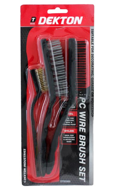 Dekton 3 Pack Wire Brush