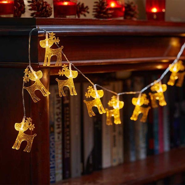 Three Kings SparkleDeer String Light 20 Pack